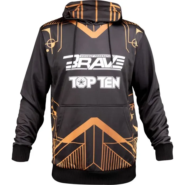 Top Ten MMA Brave felpa con cappuccio cotone