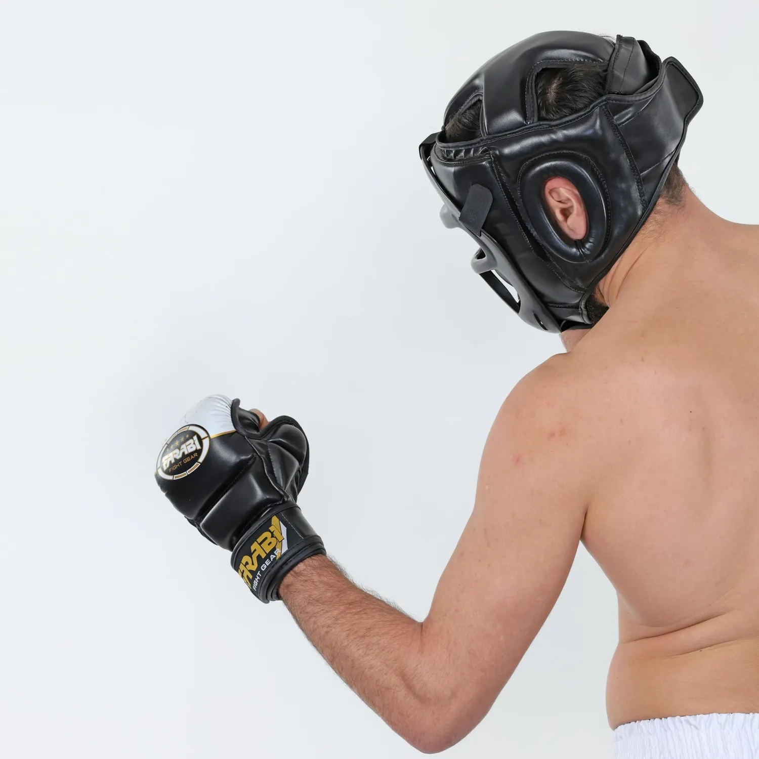 Farabi Caschetto Boxe Protezione Testa Pelle Sintetica
