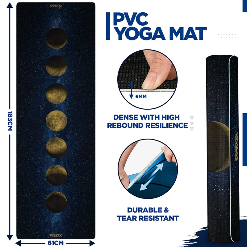 RDX D8 Iris 6mm Tappetino Yoga Blu Antiscivolo