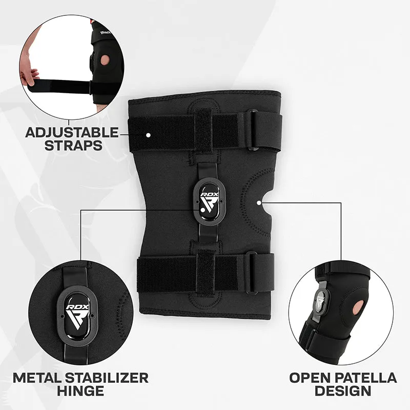 RDX KB ginocchiera rotula aperta con cerniere