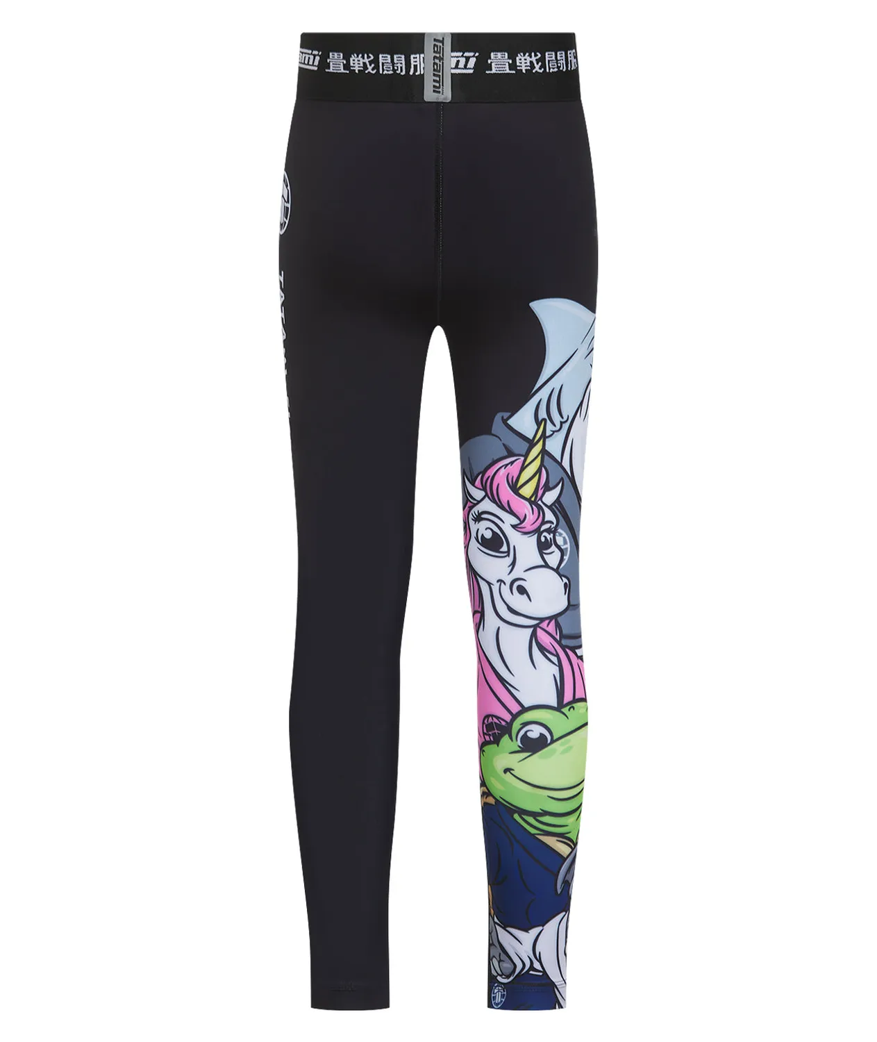 Tatami Fightwear Mini Grapplers spats bimbo nero riciclato