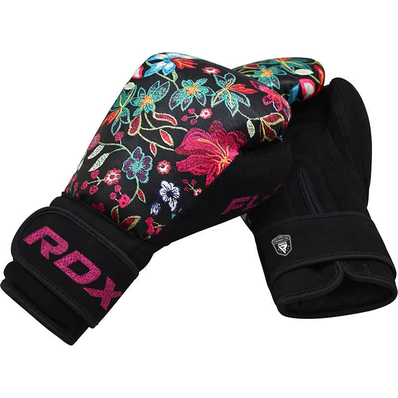 RDX FL3 guanti boxe set focus pad Flora Skin bimbi