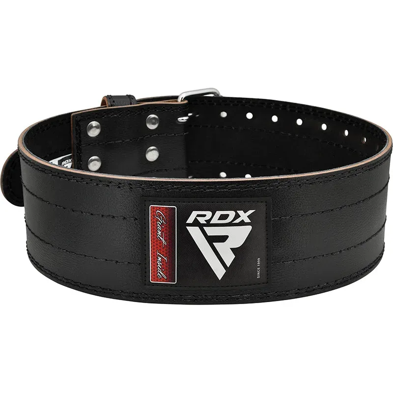 RDX RD1 Cintura Palestra Pelle Doppia Fibbia