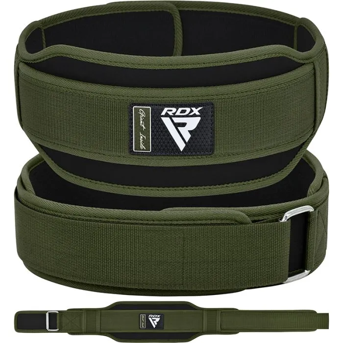 RDX RX5 Cintura Sollevamento Pesi Nylon Supporto Lombare