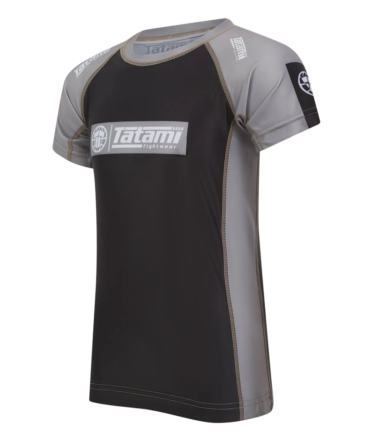 Tatami Fightwear Rash Guard bimbo grigia manica corta