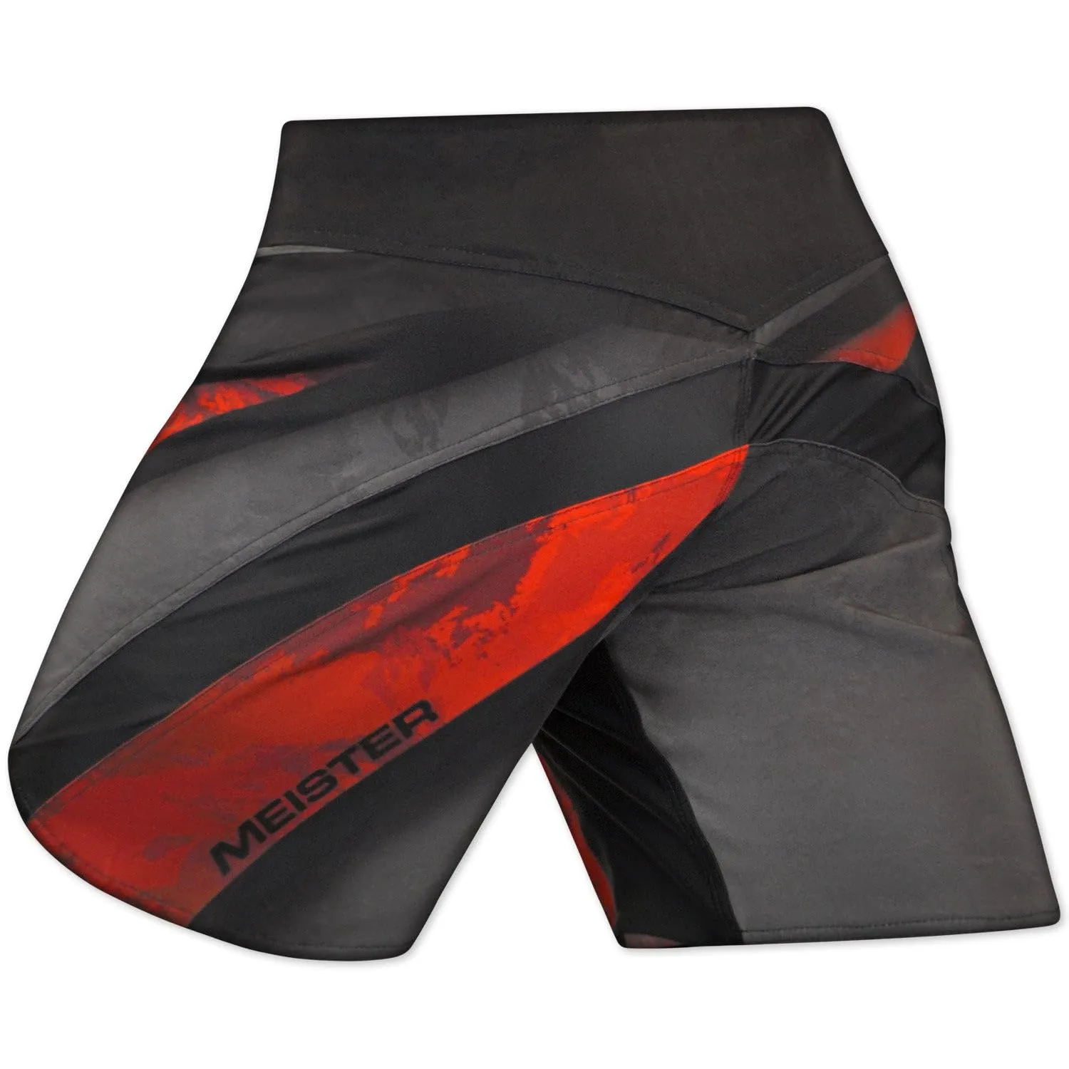 Meister Red Rage pantaloncini MMA rossi mezza coscia