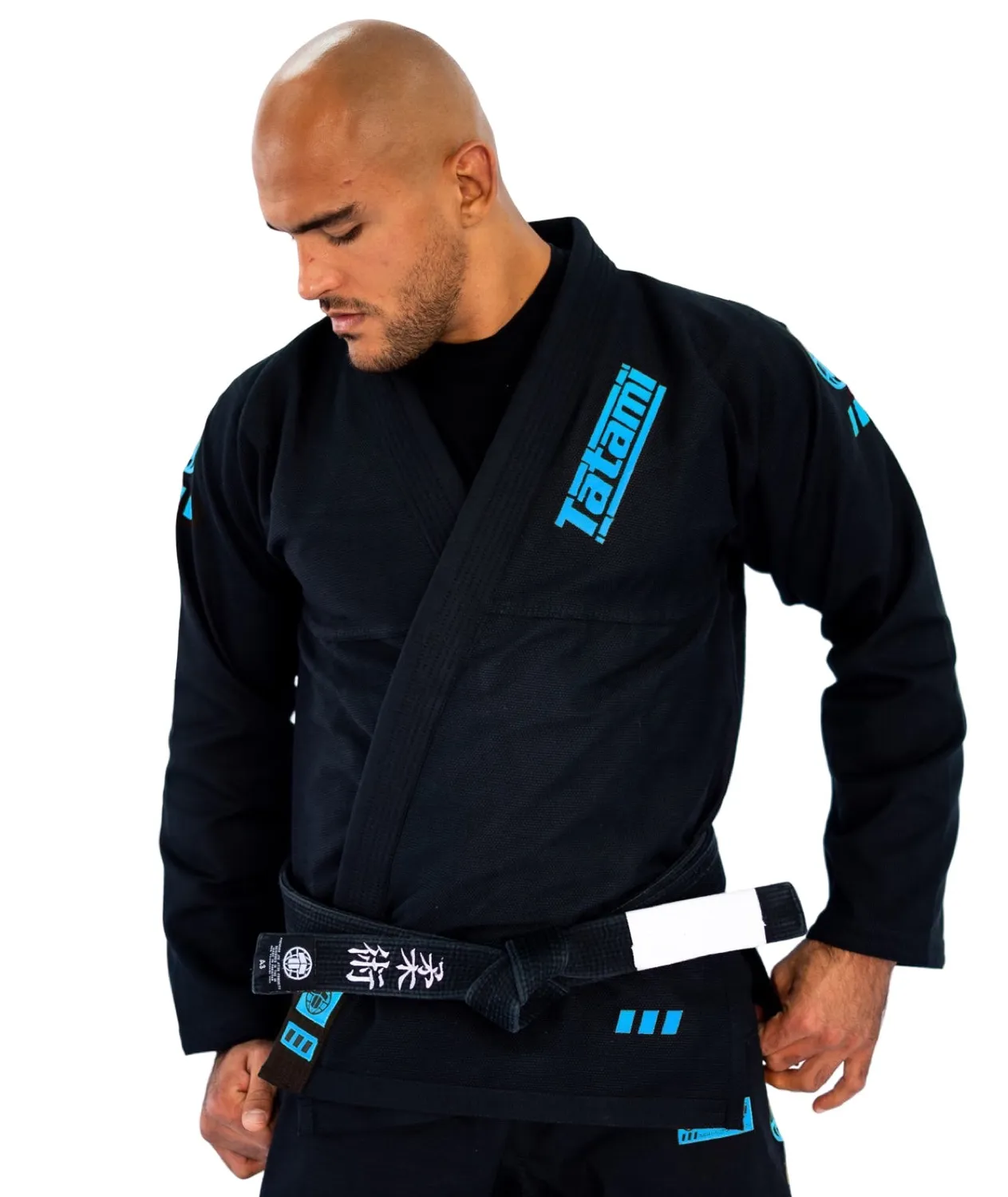 Tatami Fightwear Pro Series Gi kimono nero azzurro sky