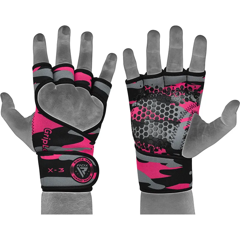 RDX X3 Prese Palestra Donna Rosa Antiscivolo