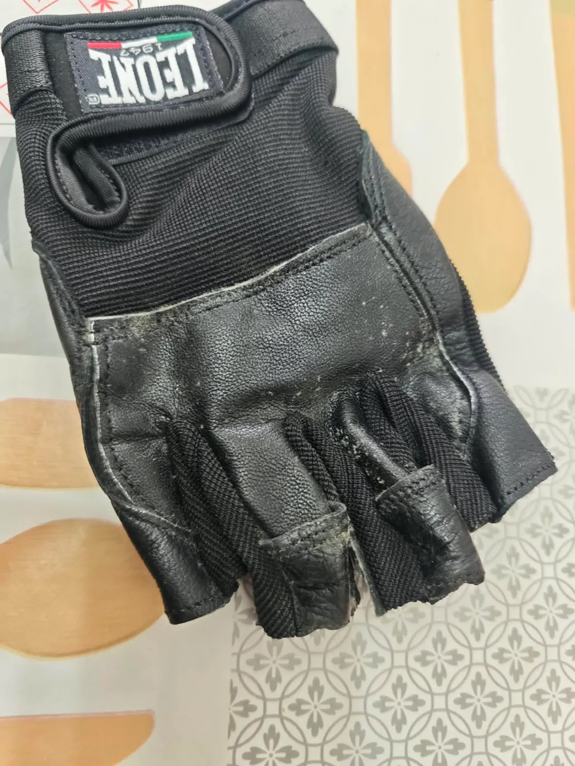 Leone1947 AB713 Guanti Palestra Pelle Taglia L
