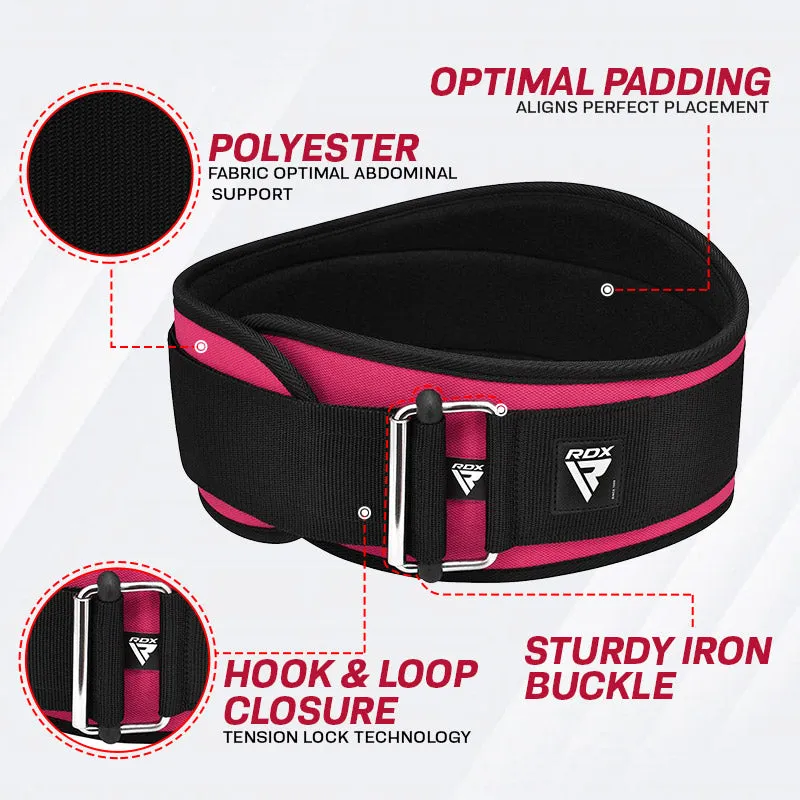 RDX X3 Cintura Palestra Donna 6 Pollici EVA