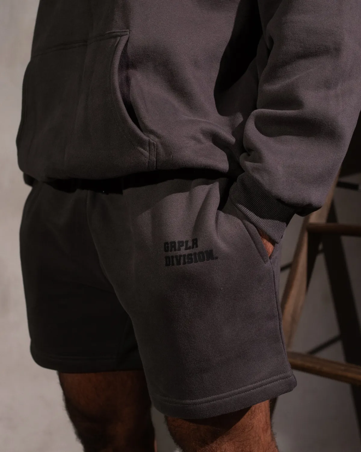 Tatami Fightwear GRPLR Division Grey pantaloncini tuta grigi pesanti