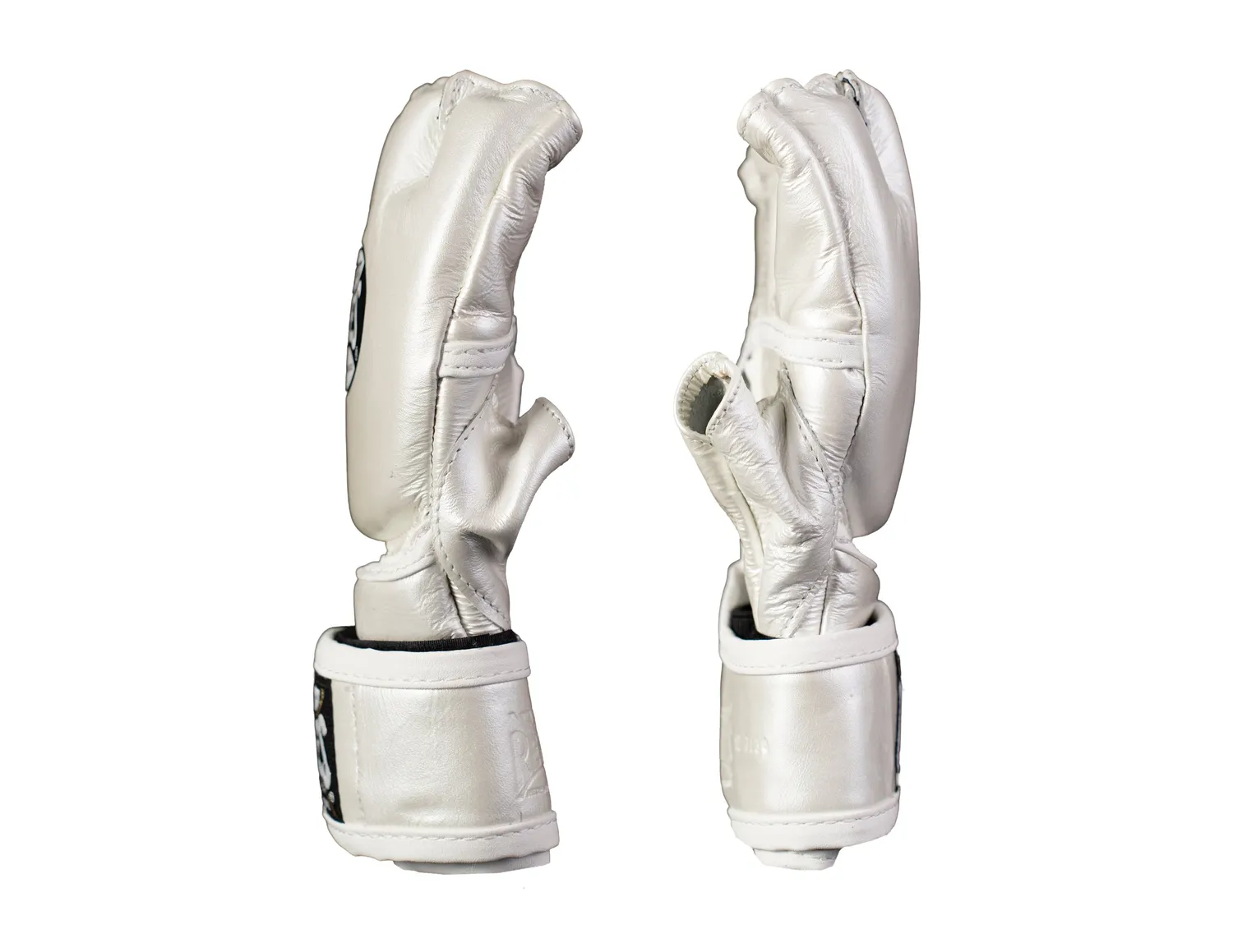 Cleto Reyes Black Mamba guanti MMA pelle bianchi M perla