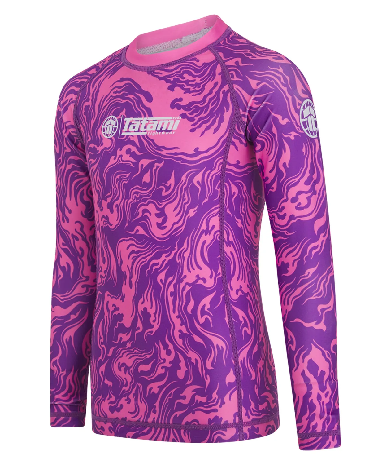 Tatami Fightwear Helena rash guard bambino manica lunga lava pink