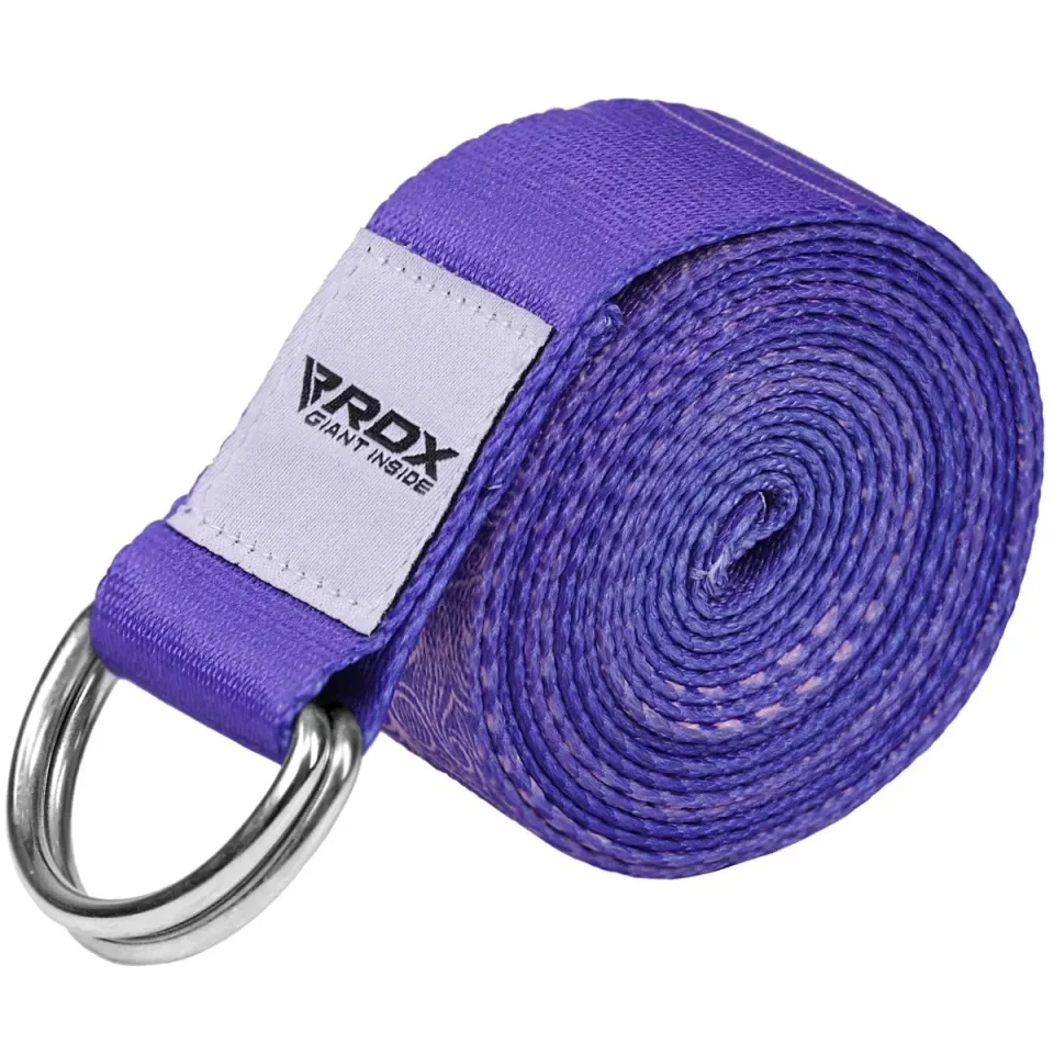 RDX F12 cinghia yoga viola cotone 244cm