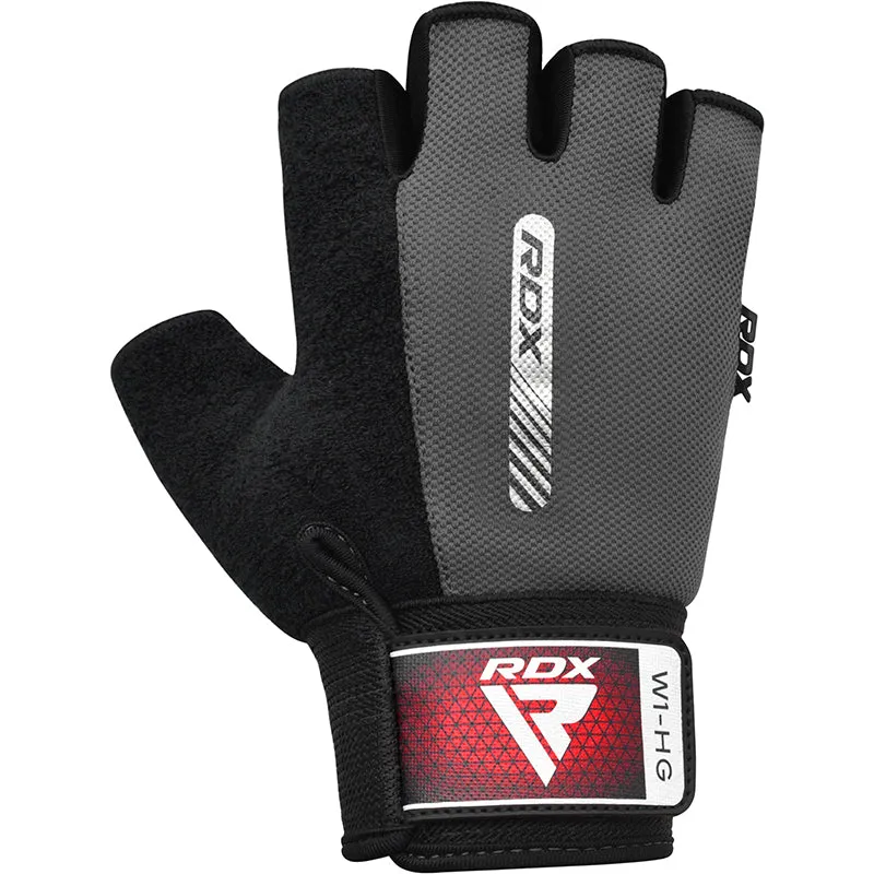 RDX W1 Guanti Palestra Silicone Neri Taglia L Traspiranti