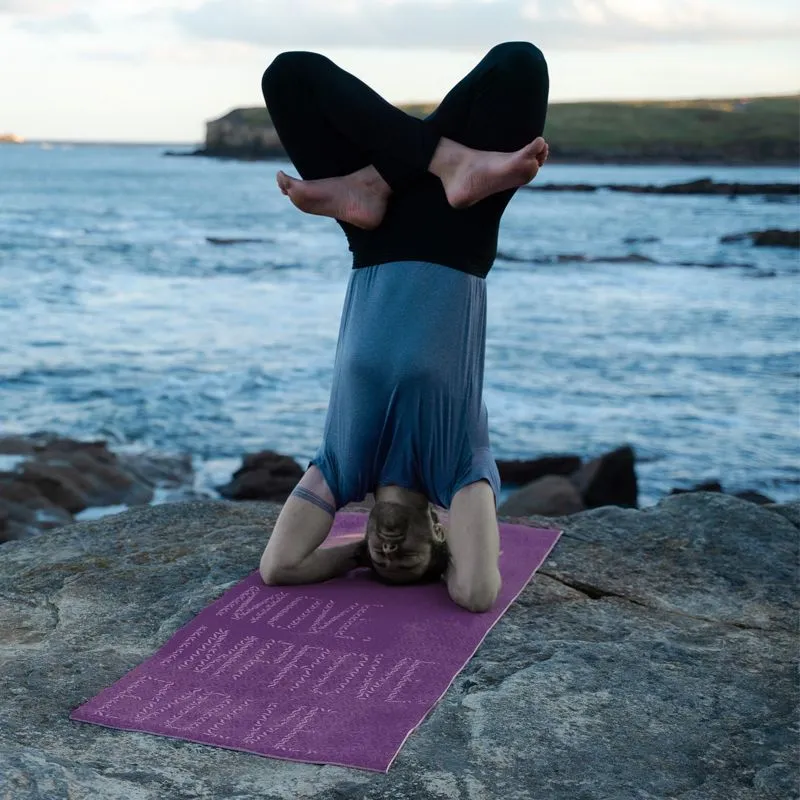 RDX D2 Iris Tappetino Yoga PVC 6 mm Viola