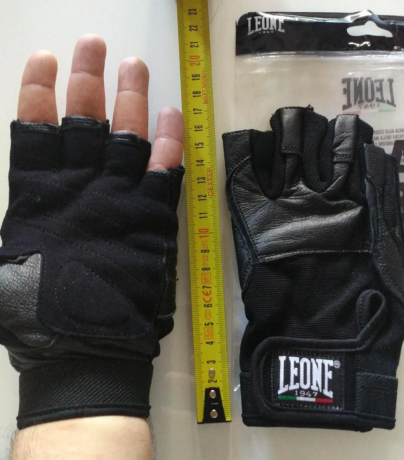Leone1947 AB713 Guanti Palestra Pelle Taglia L