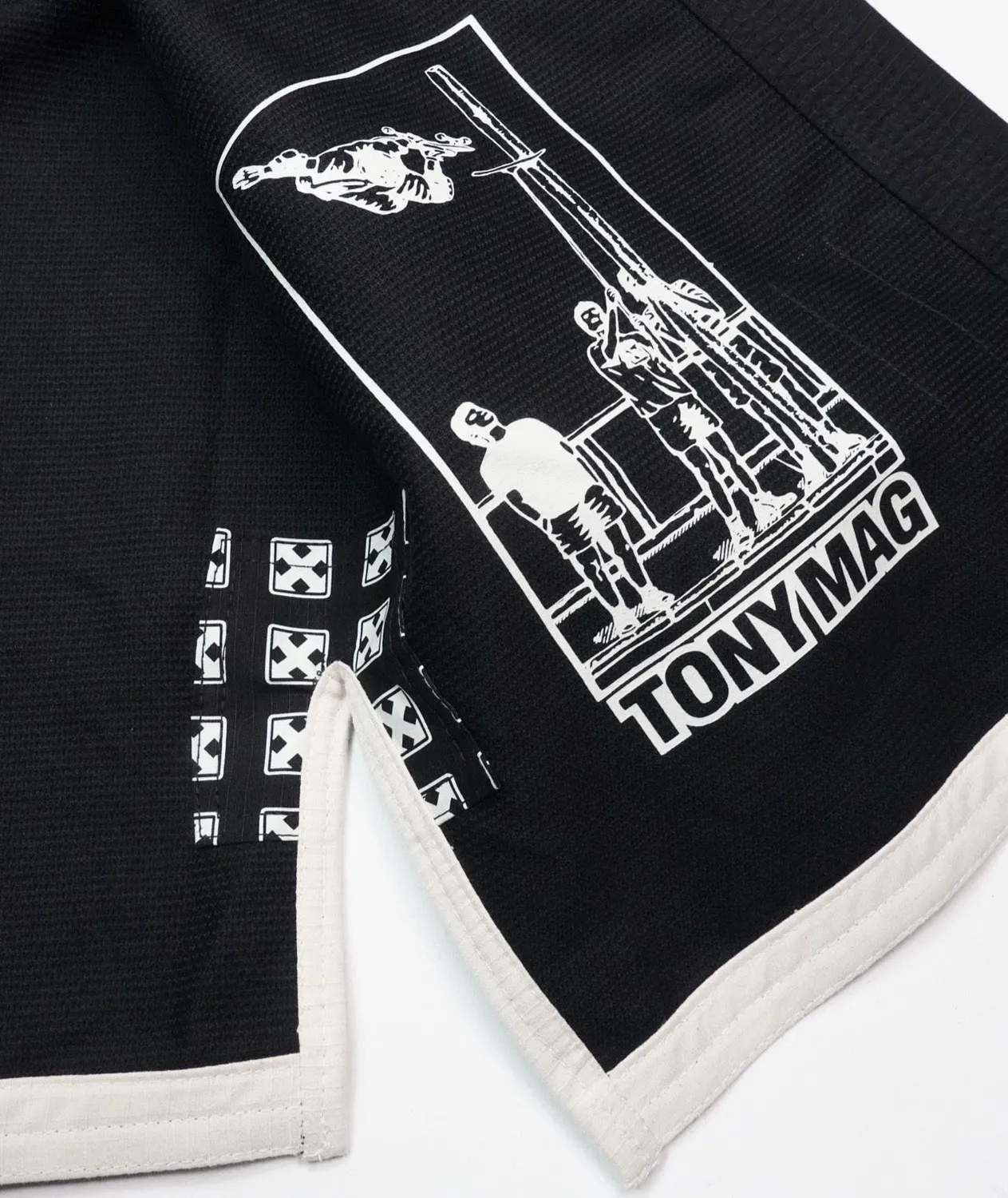 Tatami H-Street Kimono BJJ Nero A3 Leggero 375 gsm
