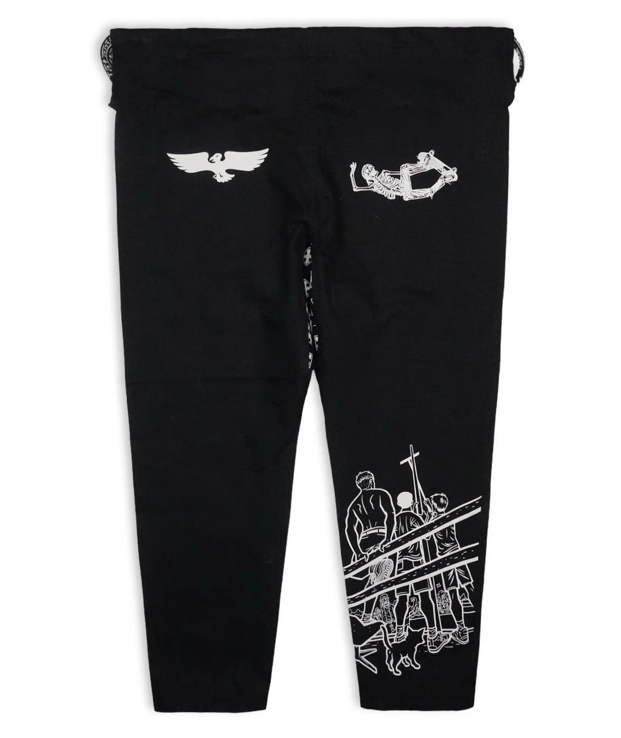 Tatami H-Street Kimono BJJ Nero A3 Leggero 375 gsm