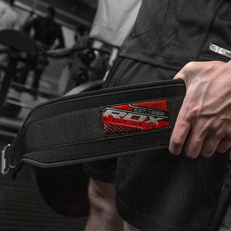 RDX 4R Cintura Palestra Neoprene Nera Supporto Lombare
