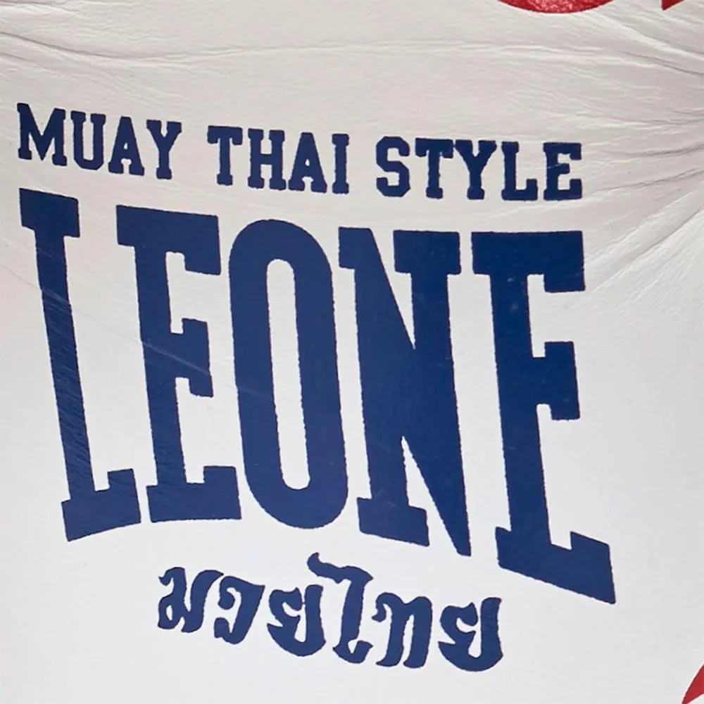 Leone 1947 Muay Thai Single Guantoni Boxe 10 oz Pelle Neri