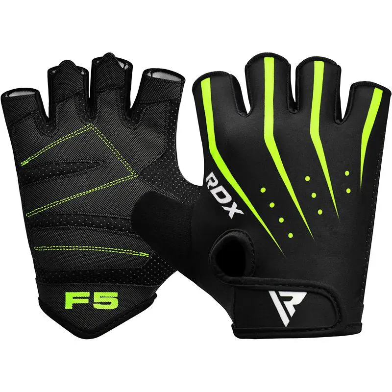 RDX F5 Guanti palestra grip gommato