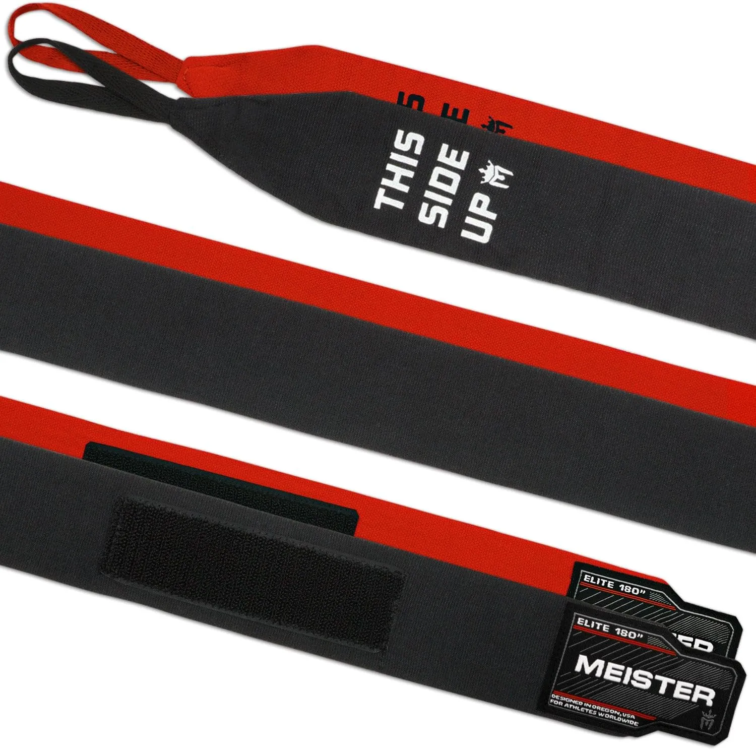 Meister Elite Bende Boxe 457 cm Nero Rosso 2 Paia