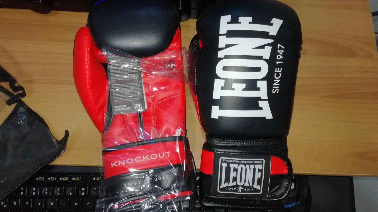 Leone1947 Knockout Guantoni Boxe 6 oz Verde