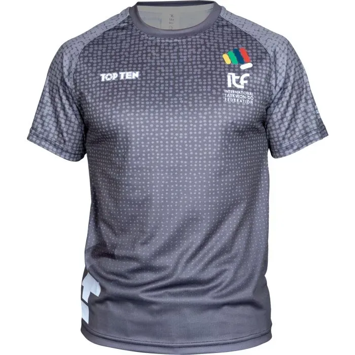 TOP TEN ITF Spot t-shirt taekwon-do poliestere