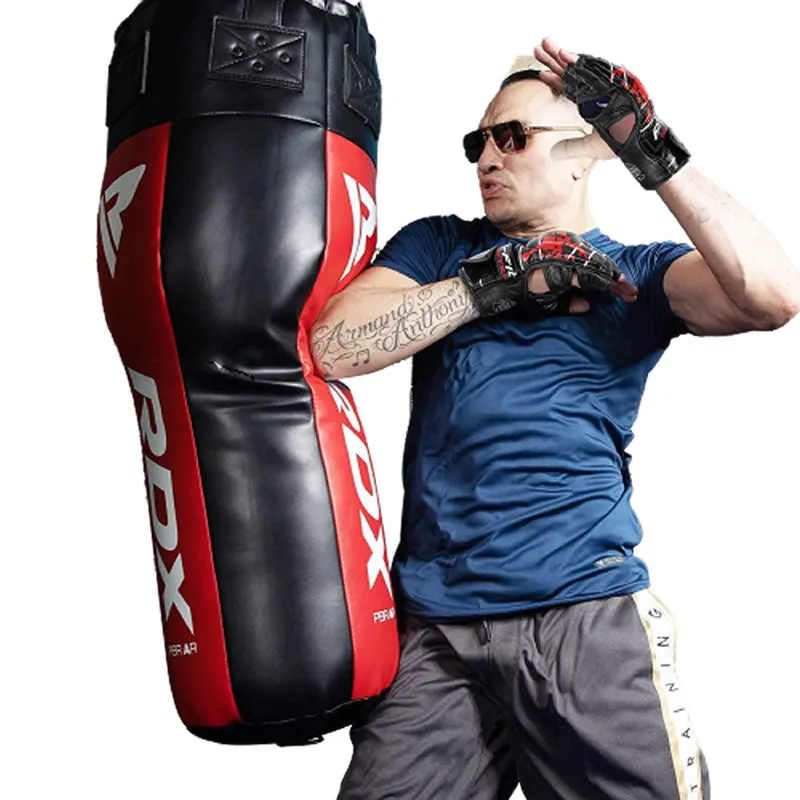 RDX F2 Guanti MMA Pelle Pieno Fiore Pro Stile Aperto