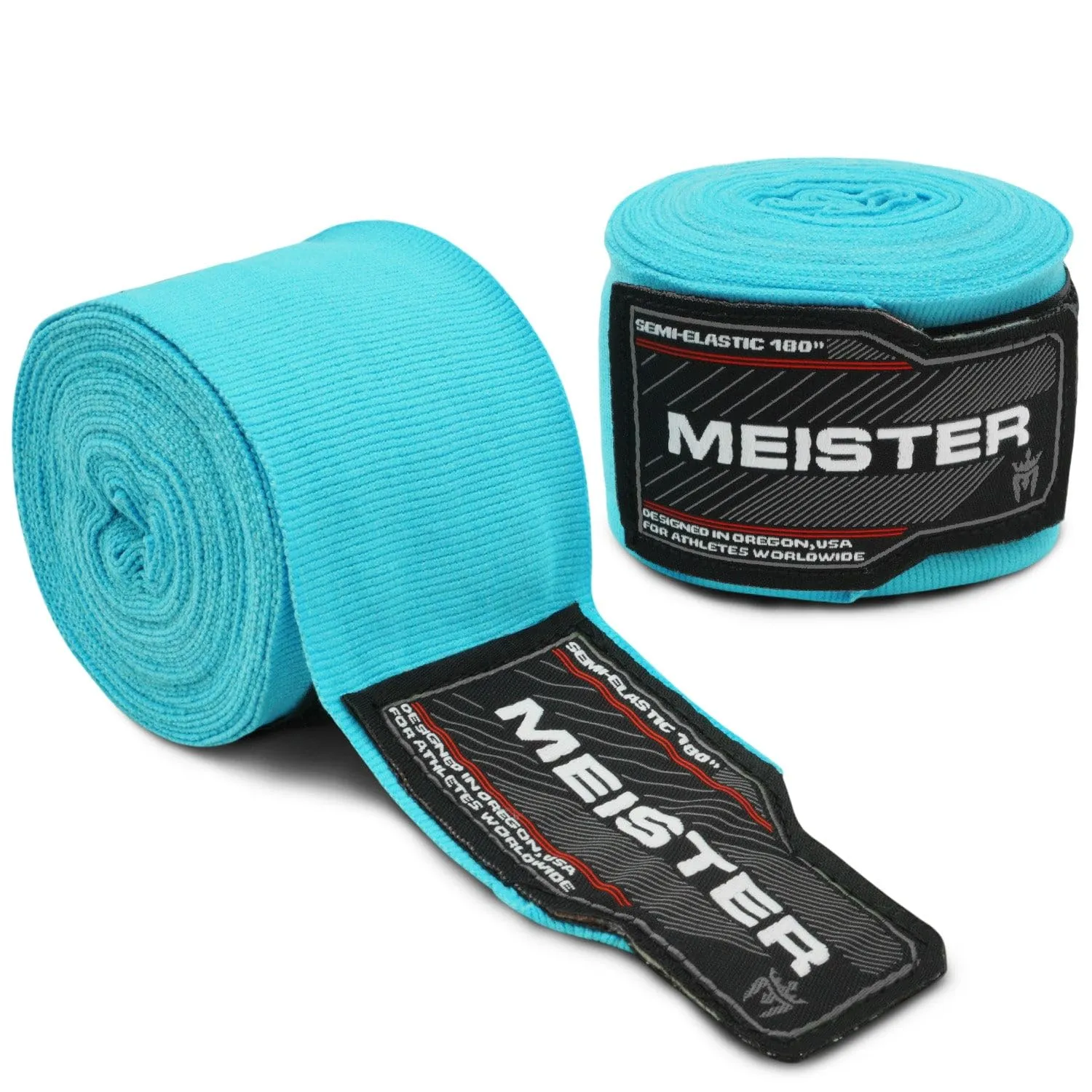 Meister Fasce Boxe Semi Elastiche 457 cm Nere