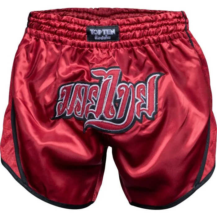 TOP TEN Nong Han pantaloncini thaiboxing poliestere