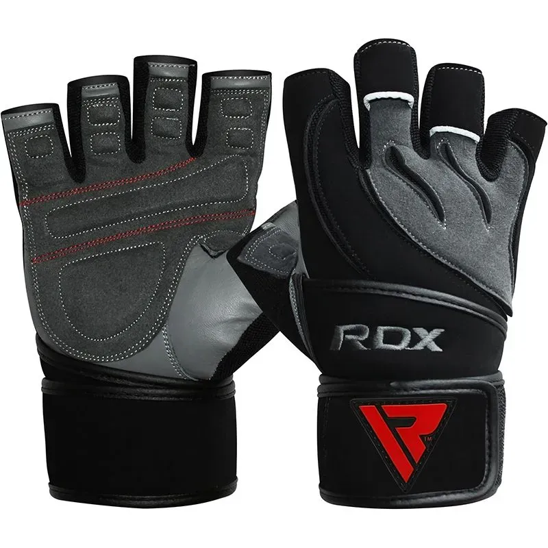 RDX L4 Deepoq guanti palestra pelle imbottiti