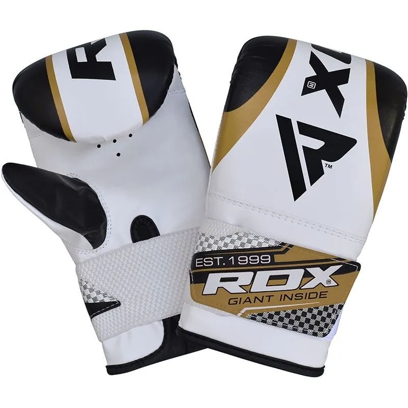 RDX GL Golden guantoni boxe 4oz dorati sacco