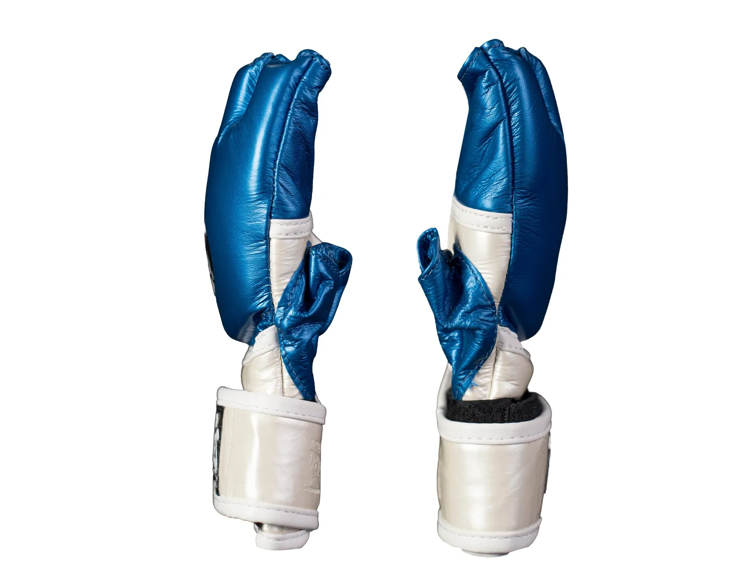 Cleto Reyes Black Mamba guanti MMA blu metallizzato M pelle