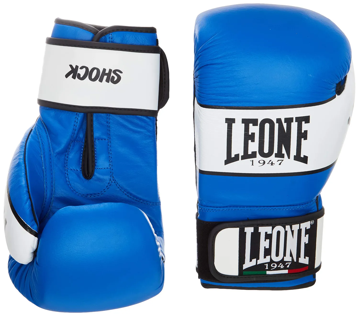 Leone1947 Shock Guantoni Boxe Pelle 10 oz Nero
