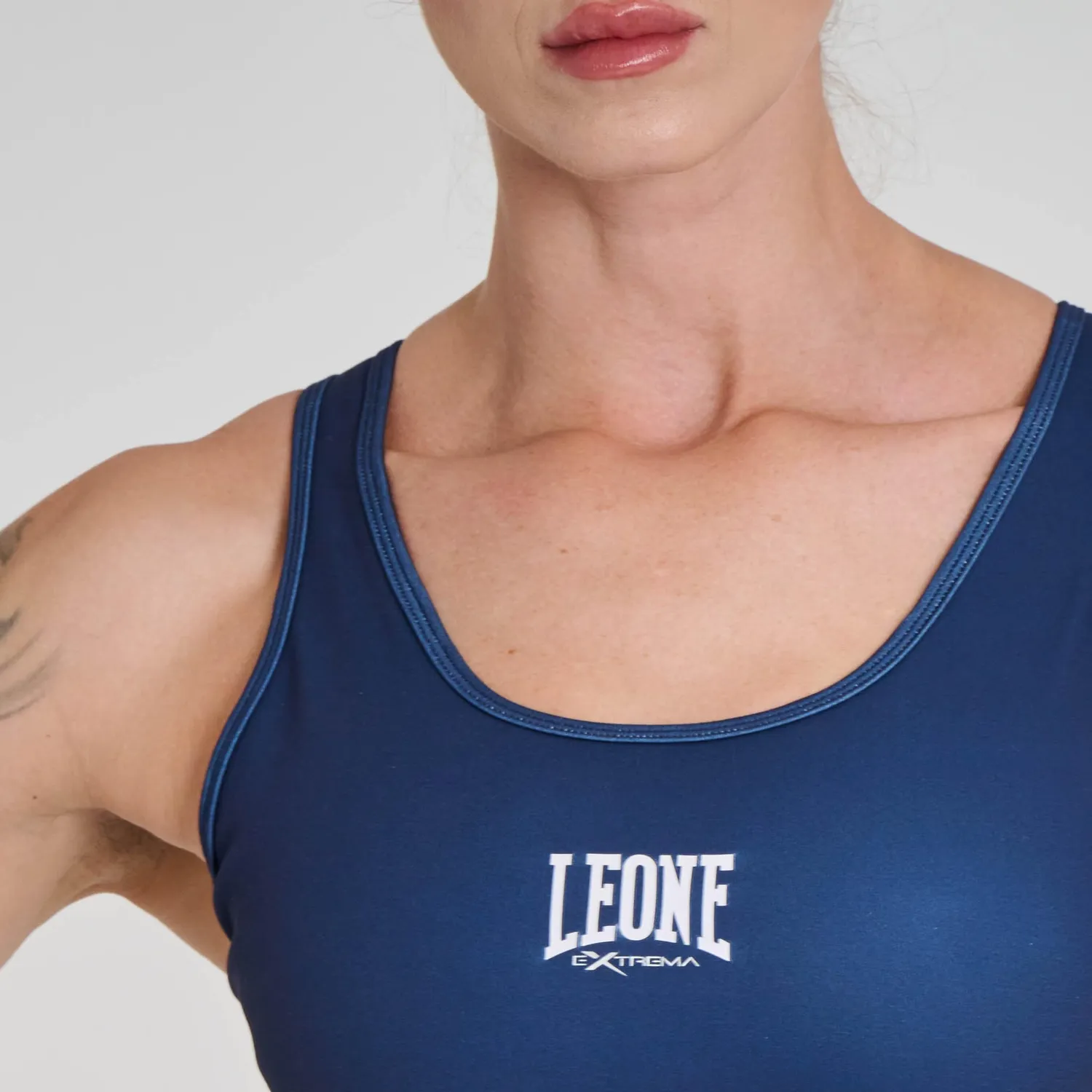 Leone1947 Logo ABX130 top bra donna blu scuro M