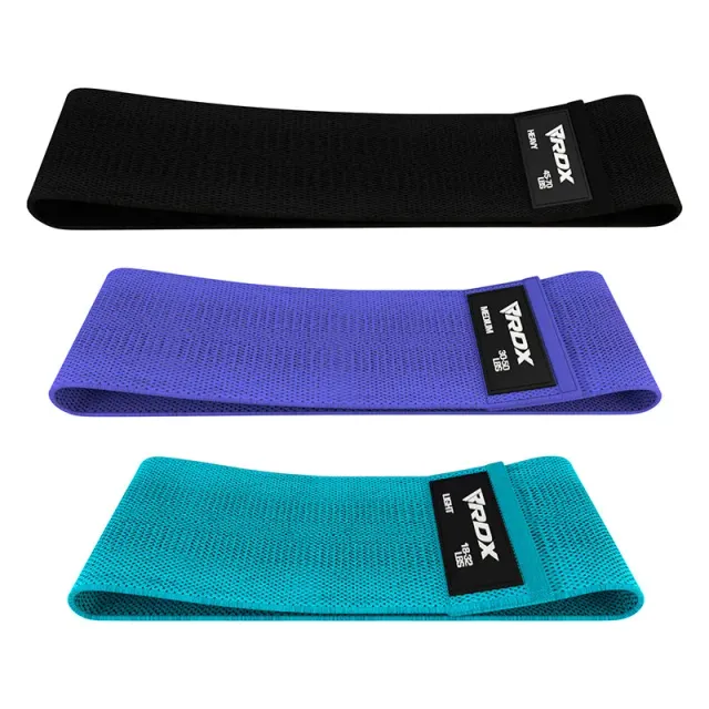 RDX CU Bande Resistenza Tessuto Set 3 livelli