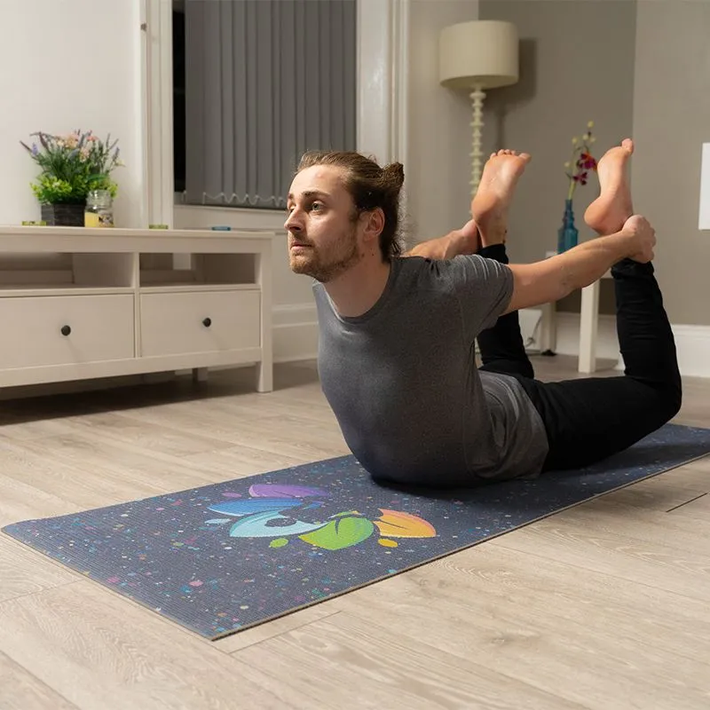 RDX D1 Iris Tappetino Yoga Midnight Lotus 6mm
