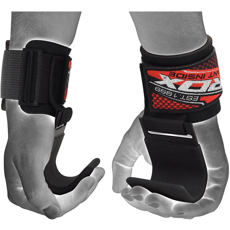 RDX W5 ganci sollevamento pesi straps con gel