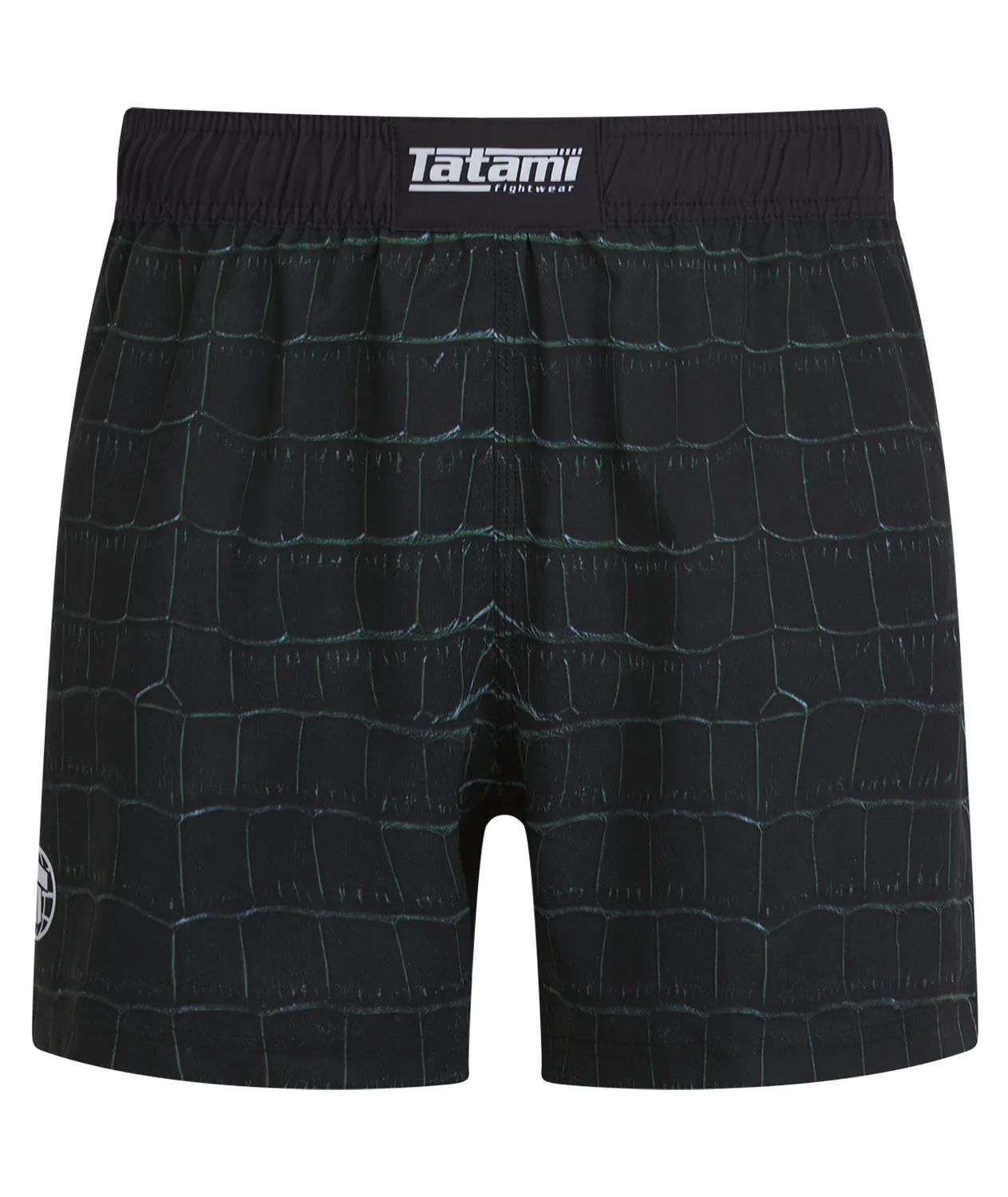 Tatami High Split Crocodile Pantaloncini MMA Neri