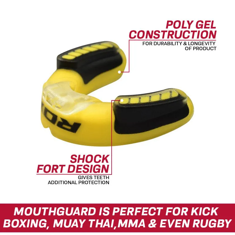 RDX 3Y paradenti giallo gel bolli e mordi boxe