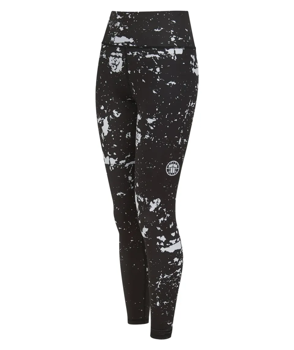 Tatami Fightwear Helena Punk leggings donna neri bianchi elasticizzati