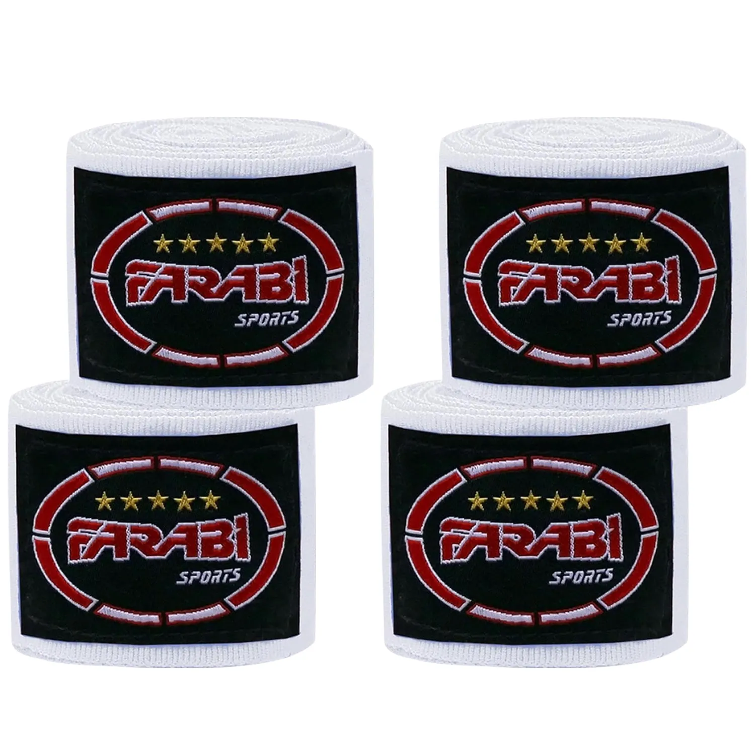 Farabi bendaggi boxe bambini rosa 2,5 m elasticizzati