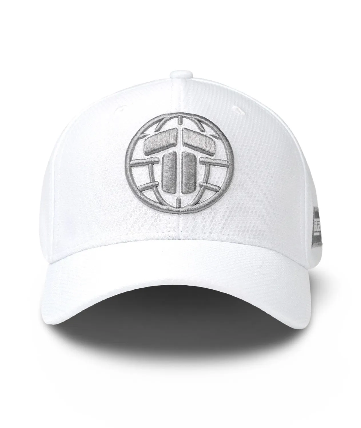 Tatami T Logo cappellino bianco grigio poliestere