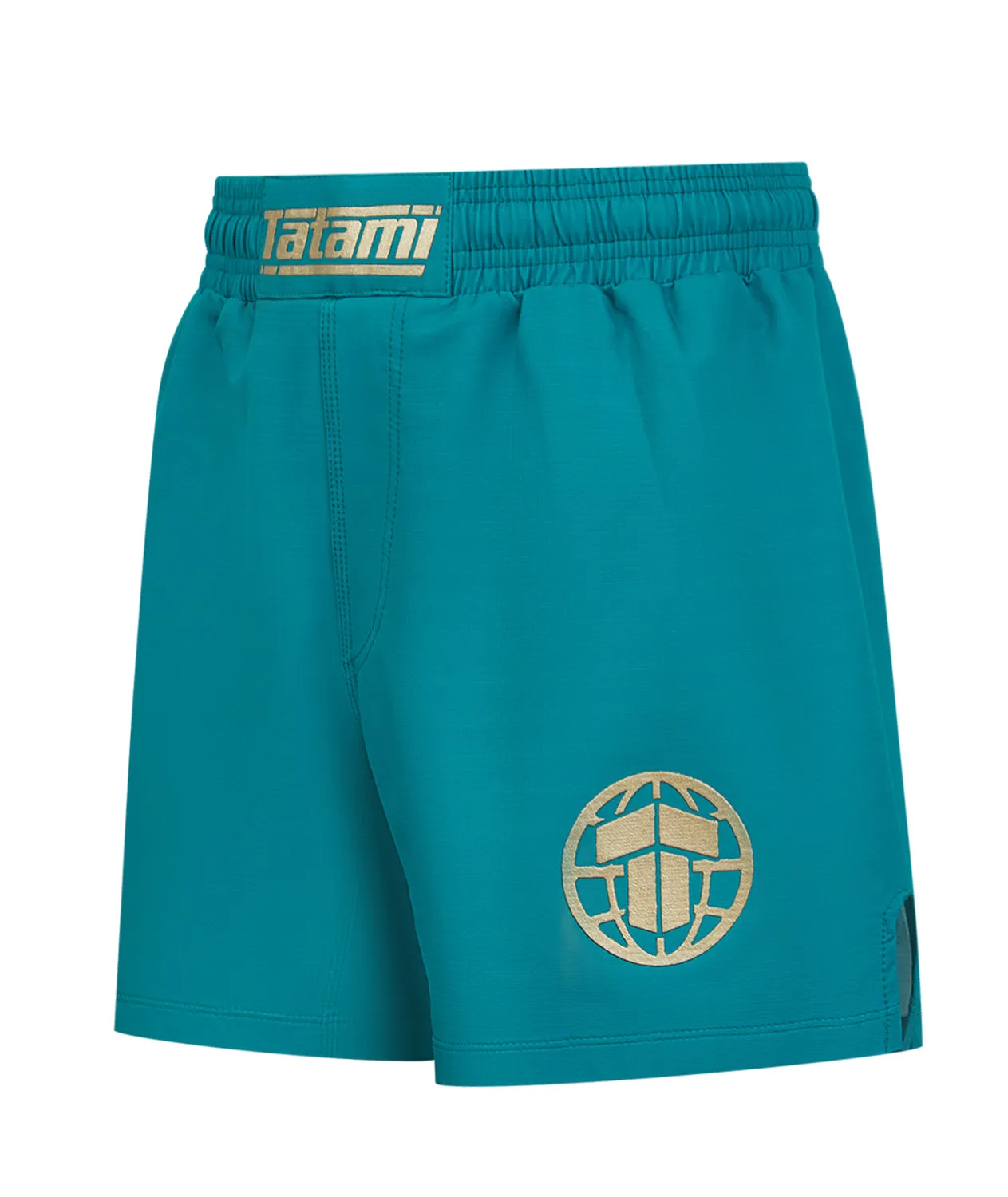 Tatami Pro V2 shorts grappling teal no-gi