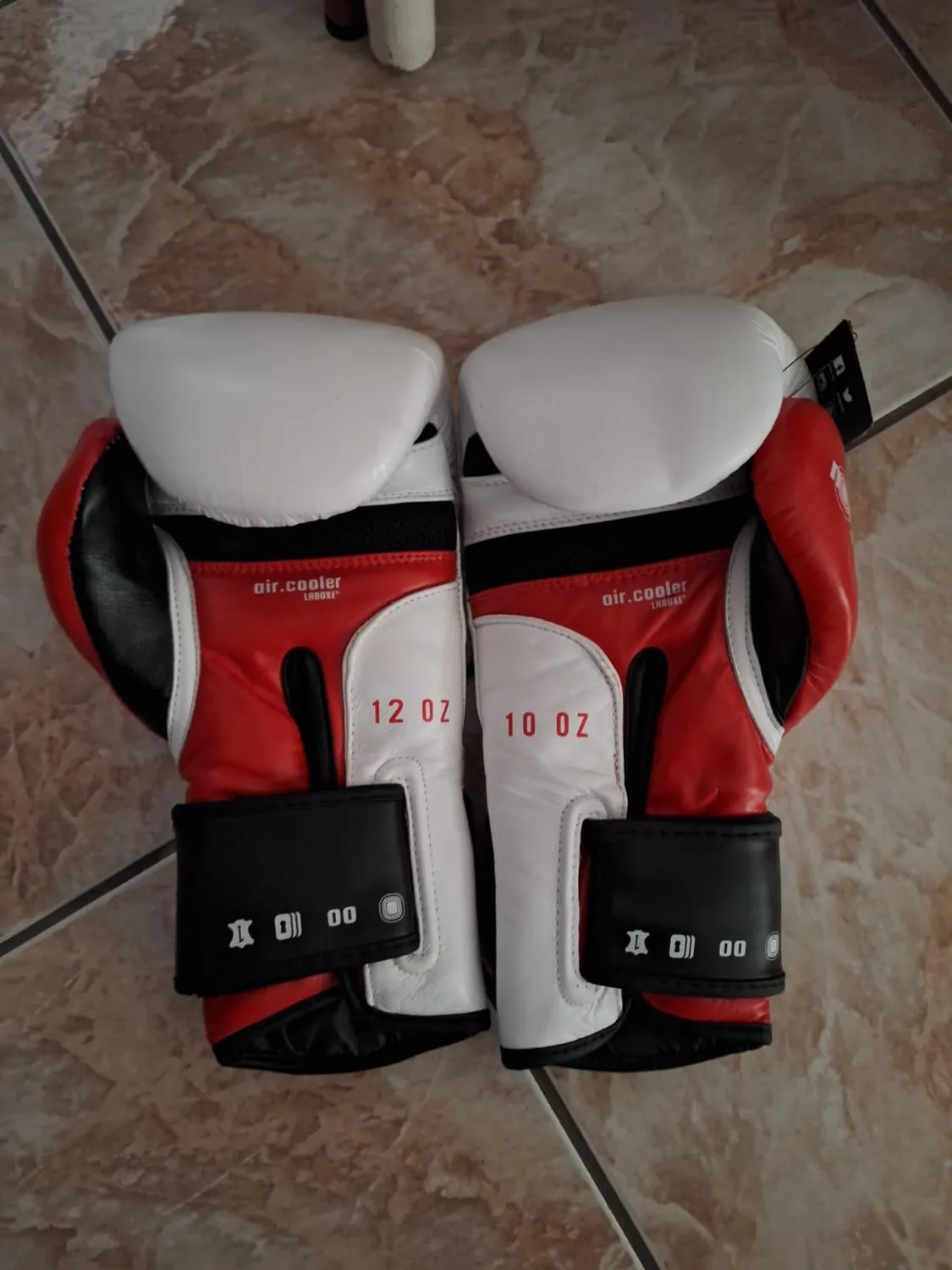 Leone 1947 Il Tecnico N3 Guanti Boxe Bianchi 12oz Pelle