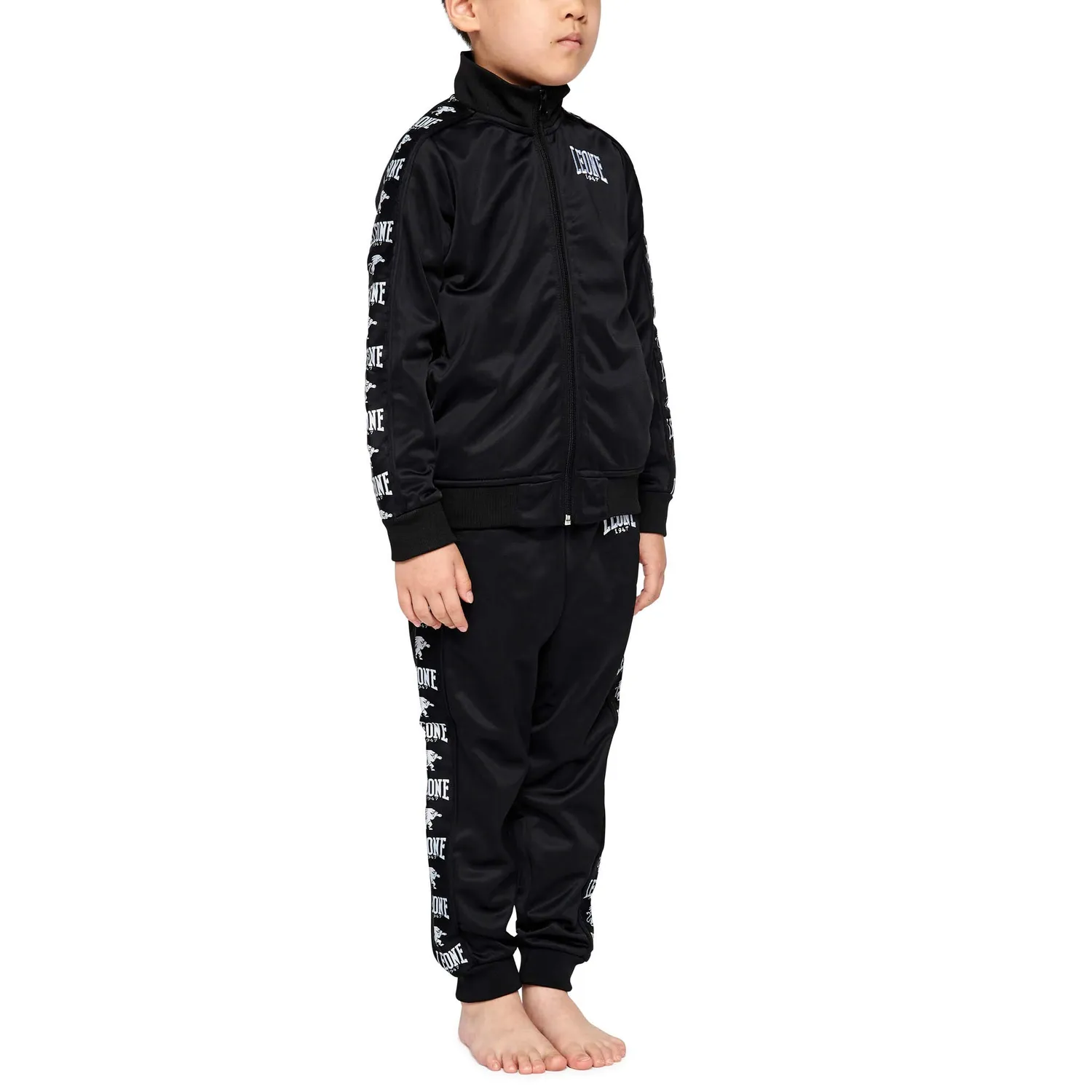 Leone1947 Ambassador AB301J tuta bambino nero 9/10 anni cotone