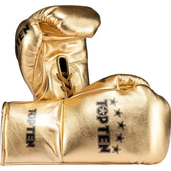 TOP TEN Pro MX guanti da boxe in pelle kickboxing