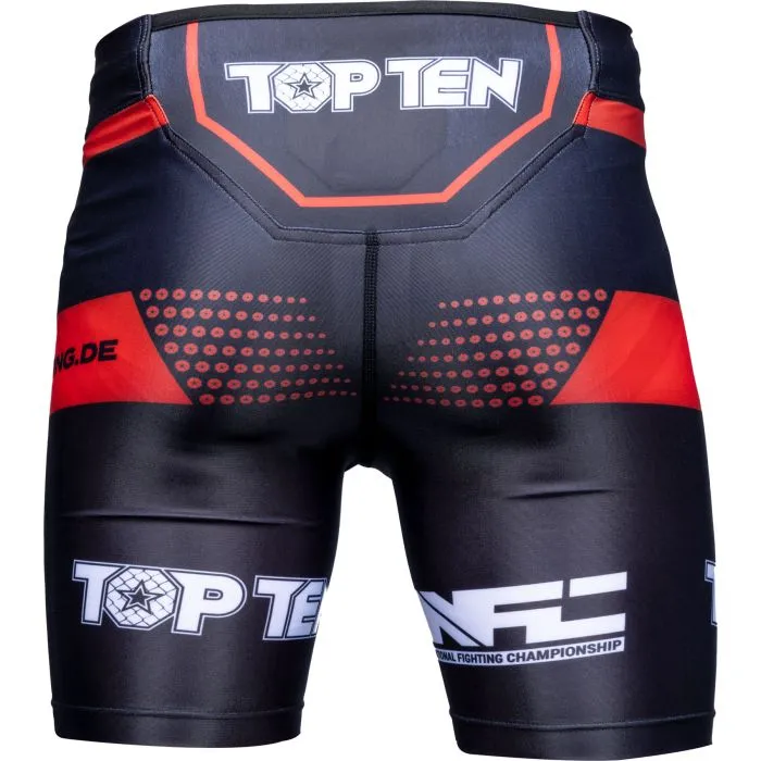 Top Ten MMA NFC short tights compressione elastane